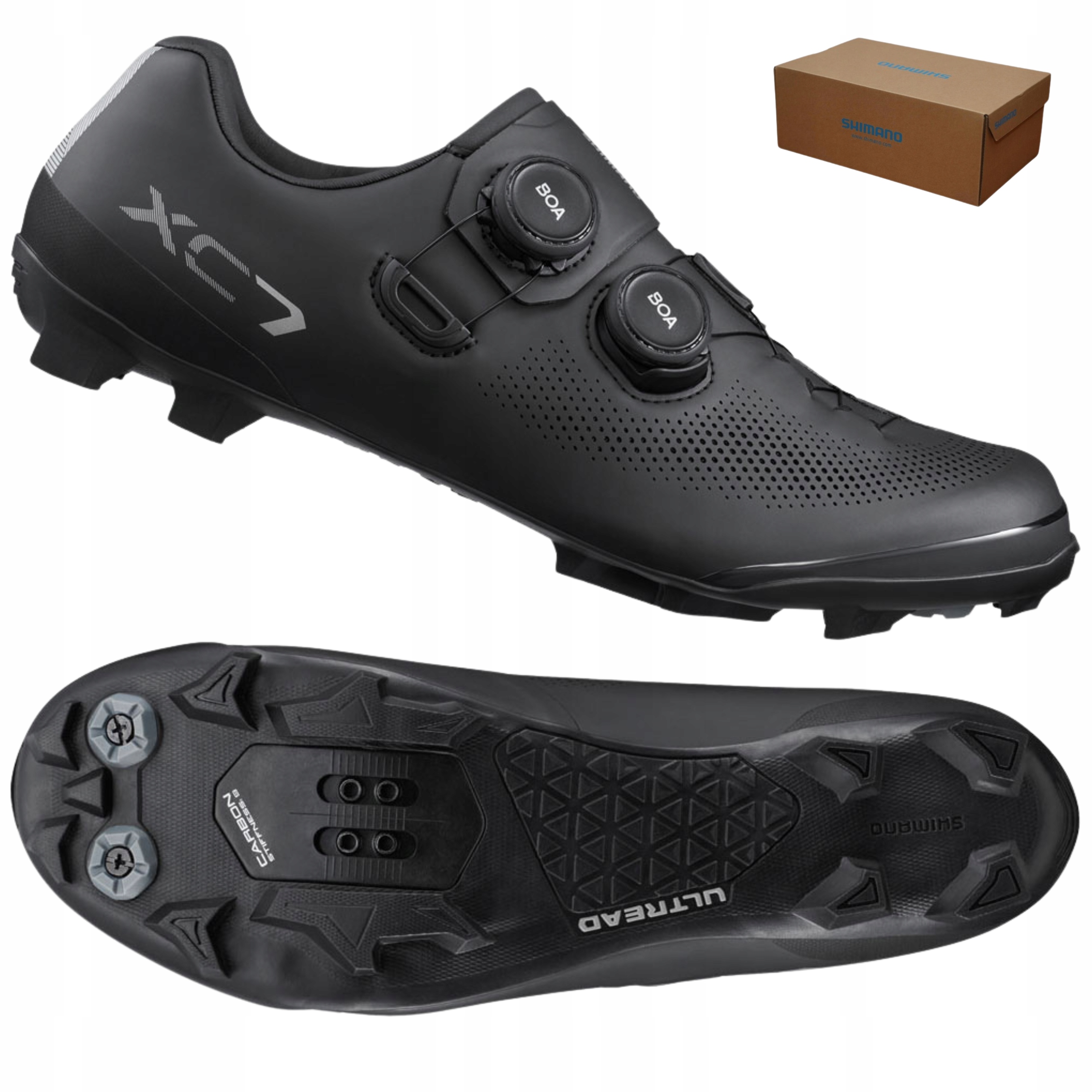 Buty rowerowe Spd Mtb XC Shimano SH-XC703 XC7 r. 45 Boa x2 Sztywne 2026