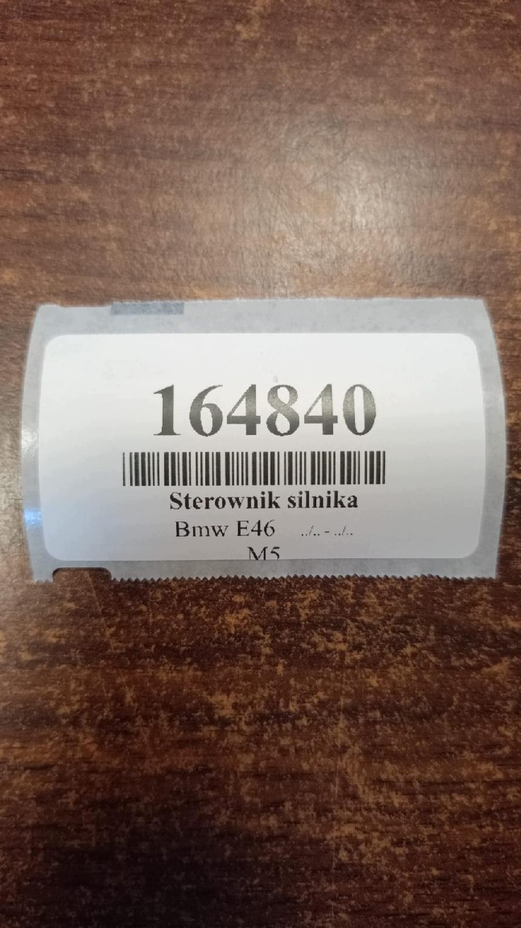 BMW E46 2.0 D control unit of the engine 0281010565