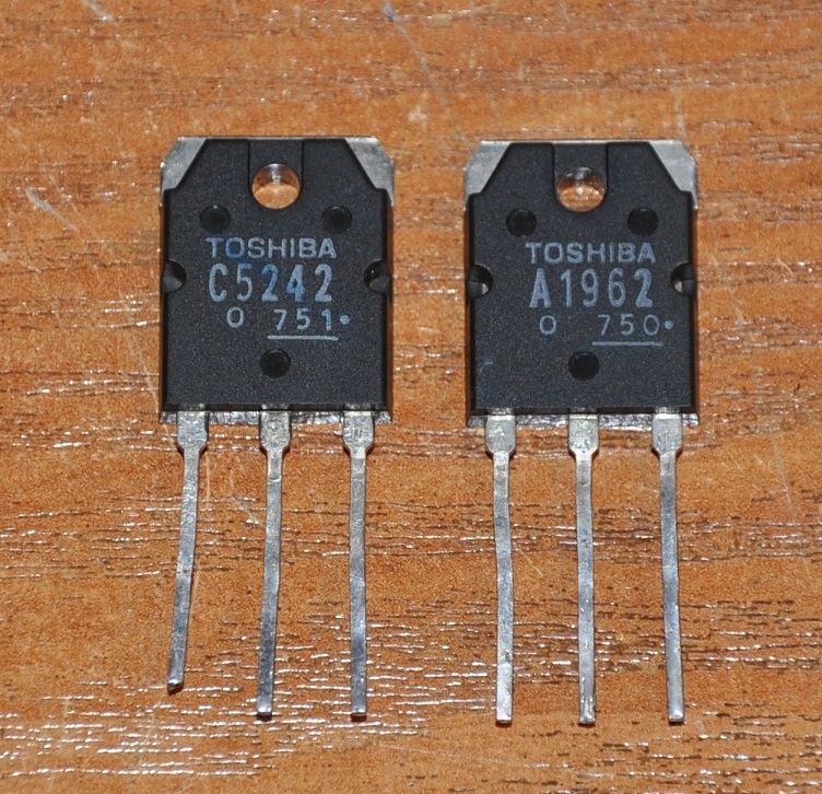 Транзисторы Toshiba 2sc5242 2sa1962 пары C5242 A1962 DIY