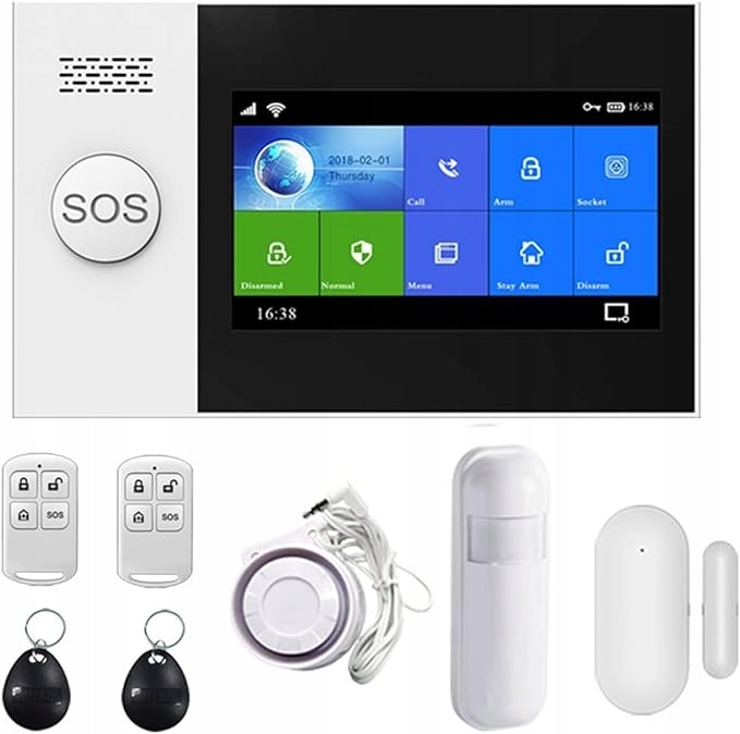 Inteligentný Systém Alarmu V Dome Wifi Tuya S Pohybovým Senzorom