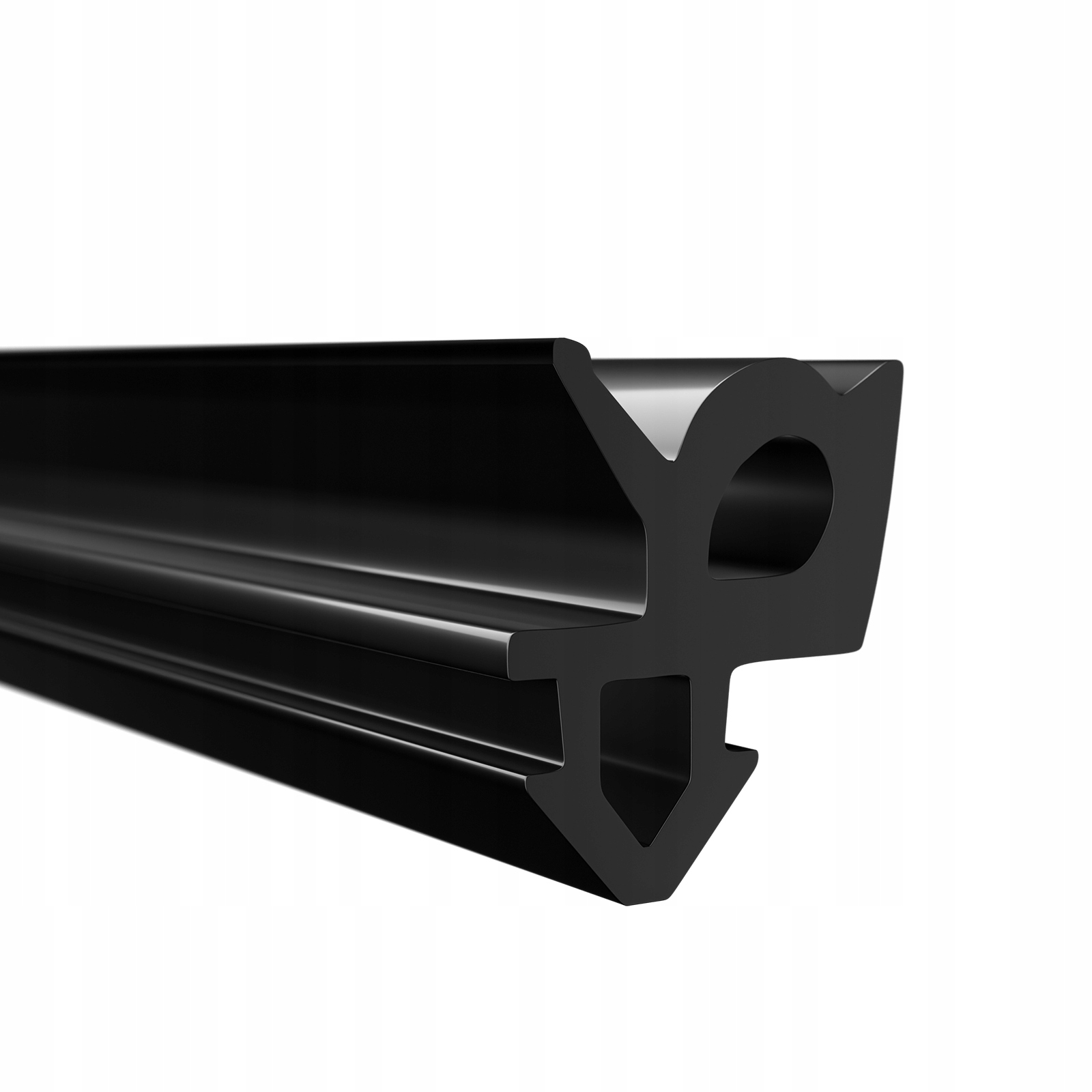 Okenné tesnenie na okná Čierna Pvc Čierne okná Rehau S-1387 300 mb