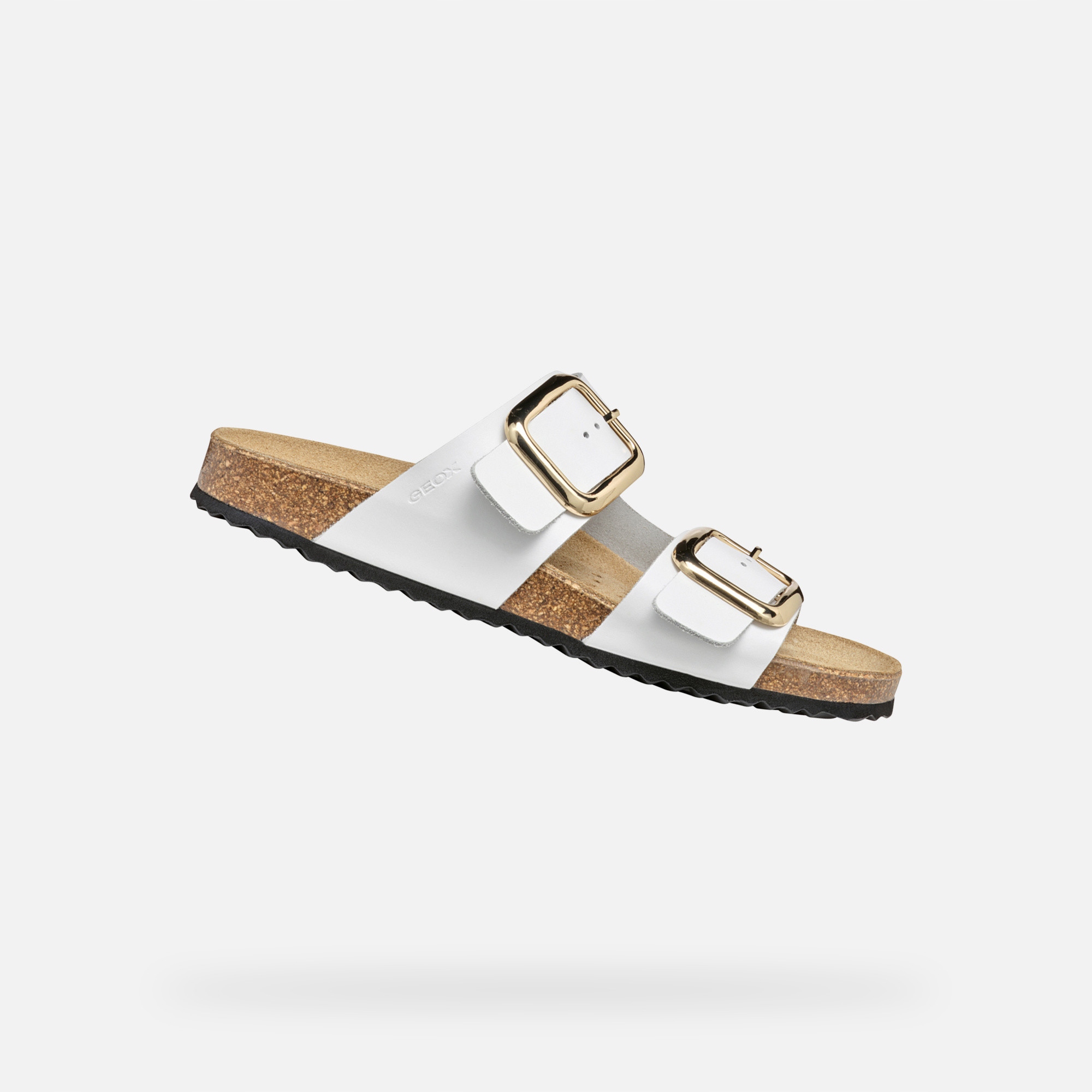 Geox Bílé dámské sandály Geox Brionia R