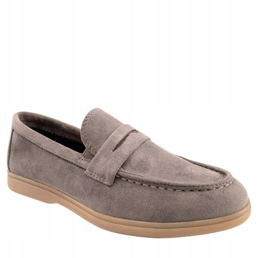 WOJTYŁKO 5W24431 BUTY MOKASYNY DZIECIĘCE ELEGANCKIE SZARE ZAMSZOWE R 35 Marka Wojtyłko