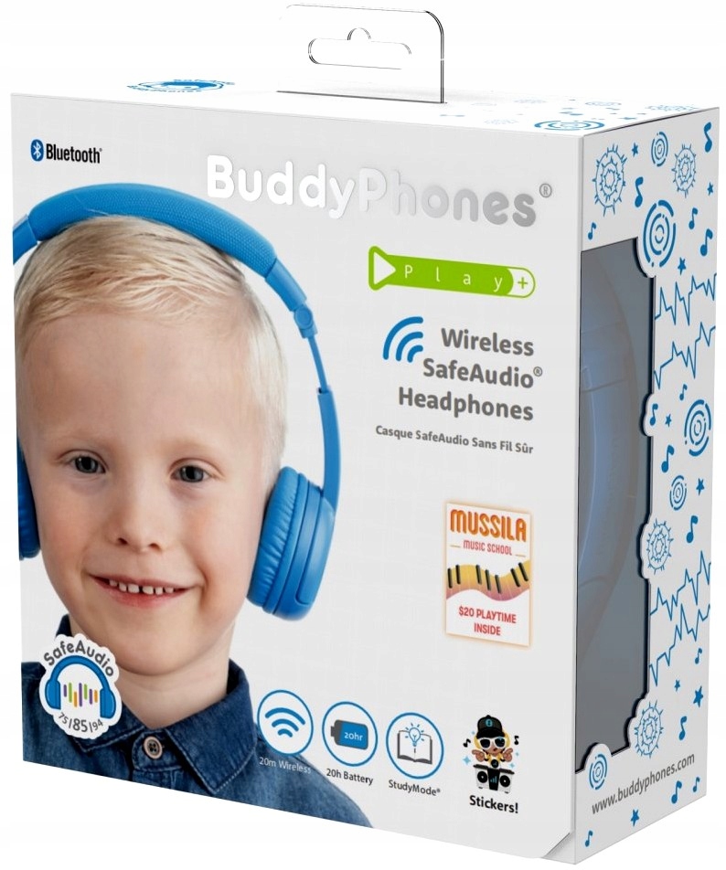 

Słuchawki Bezprzewodowe dla Dzieci Play+ Blue