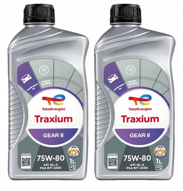 2x 1L Olej przekładniowy TotalEnergies Traxium Gear 8 75W-80 2L