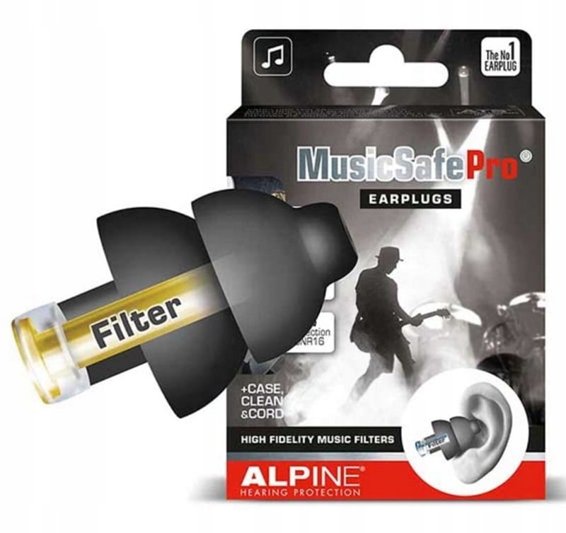 Alpine MusicSafe Pro zatyczki do uszu transparent