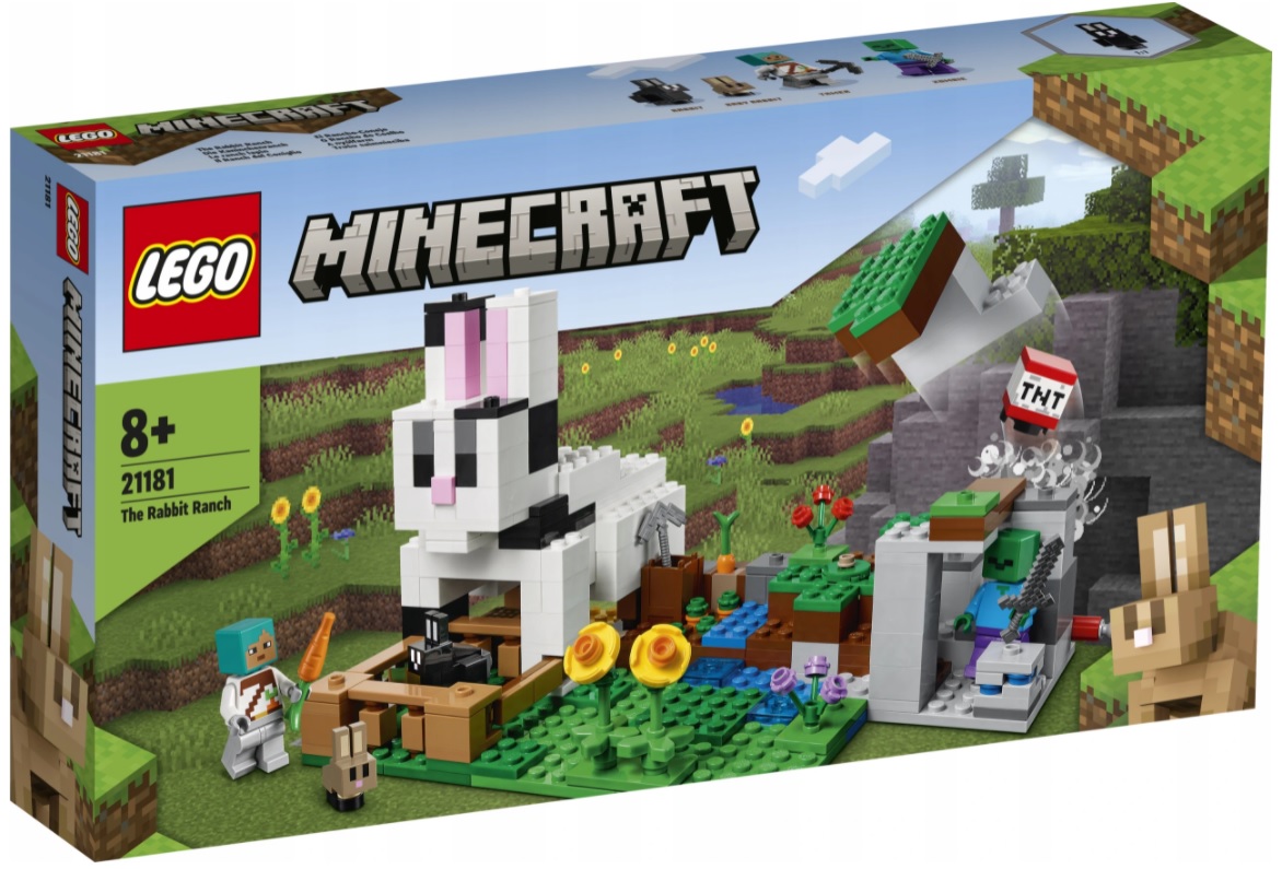 

Klocki Lego Minecraft 21181 Królicza Farma