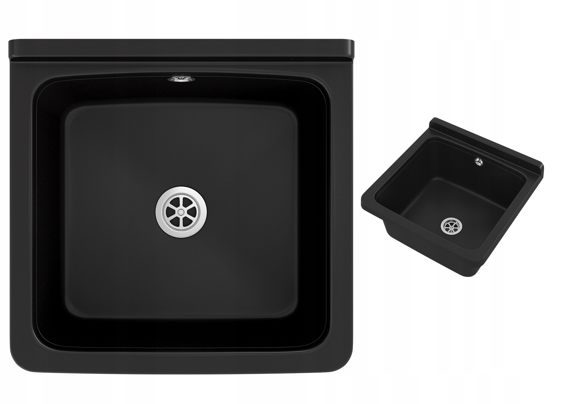 Dřez Technický Umyvadlo Černá Nádrž Garáž Pracovní Kotelna Orta