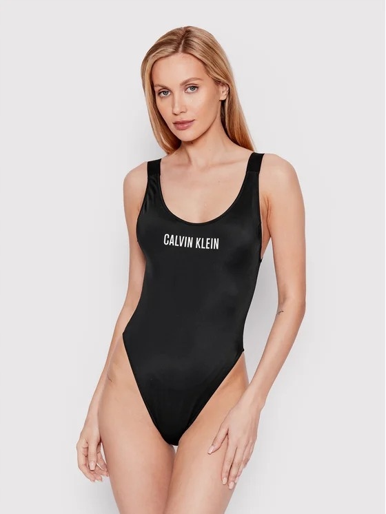 Calvin Klein Jednodílné Plavky Černé, Velikost 6EA