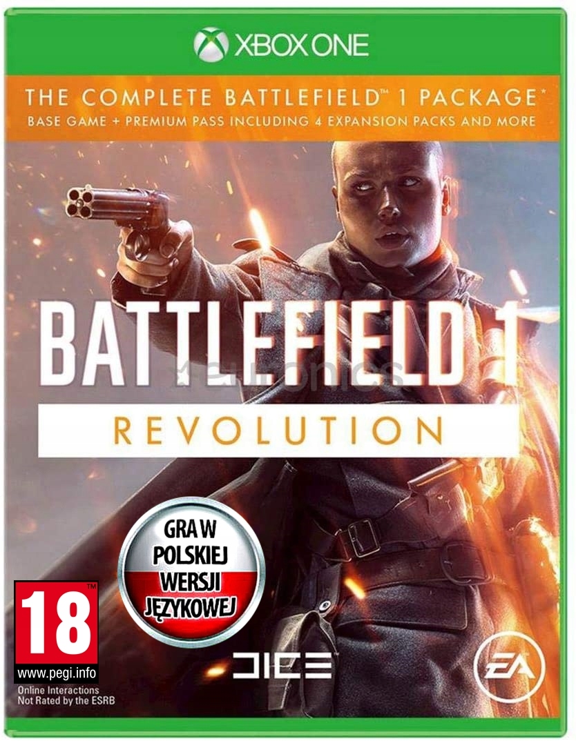 Battlefield 1 Rewolucja Revolution Dubbing Pl Xbox One Series X