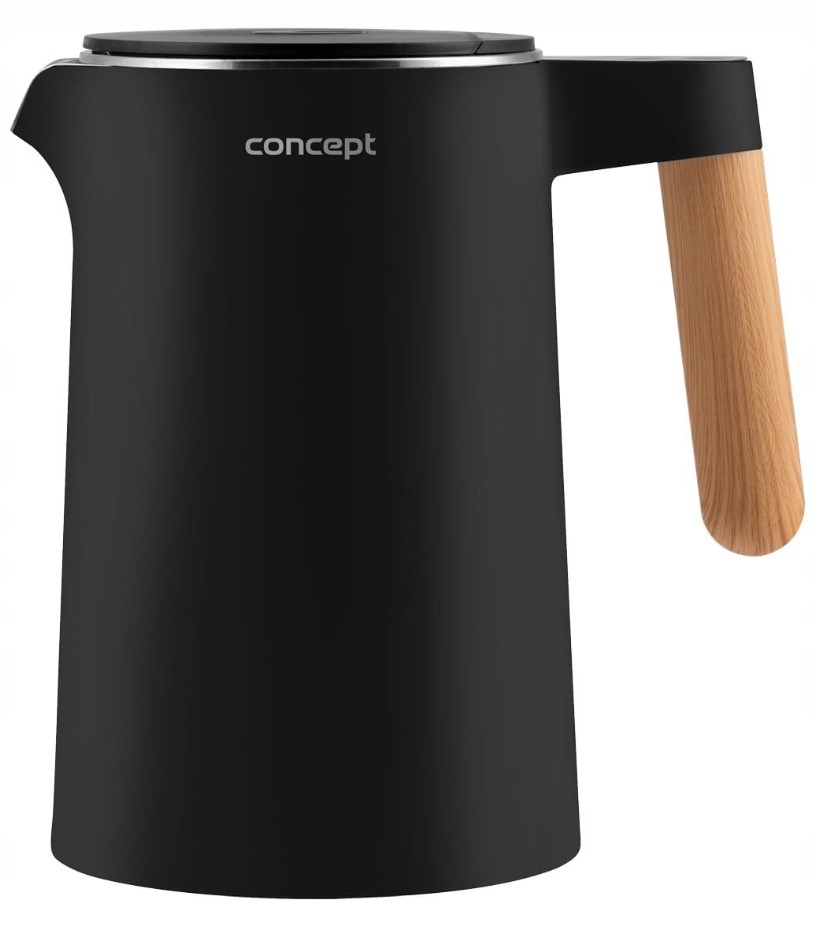 Elektrická varná konvice Concept RK3301 Černá bezdrátová 1,5 l tichá a výkonná