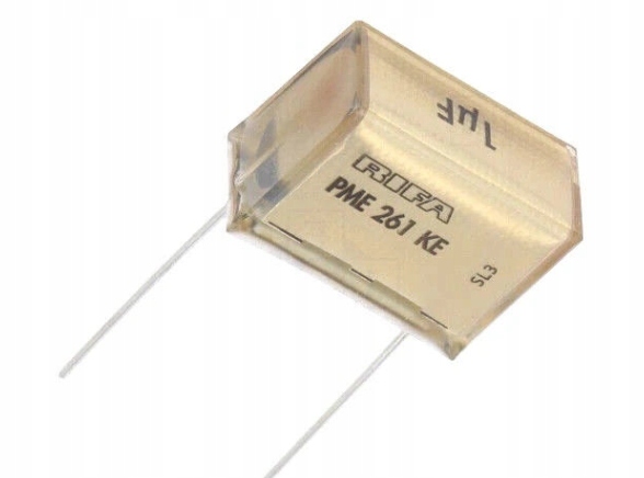 [1szt] Kondensator papierowy 1uF 400Vdc typ PME261 R=25.4mm Evox Rifa