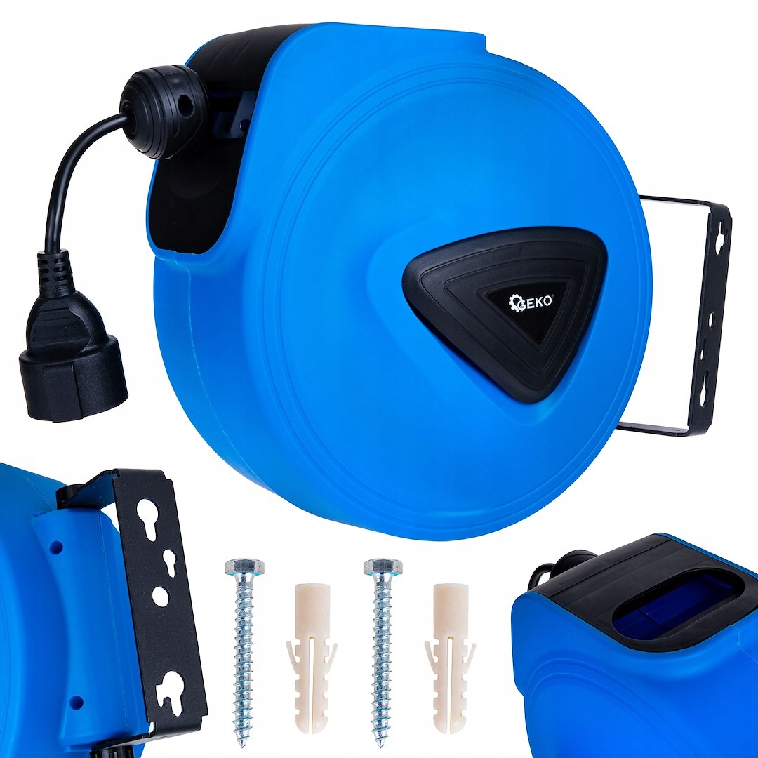 Prodlužovací Kabel Svinovací Na Navíječi Automatický Buben Nástěnný Navíječ 15 M