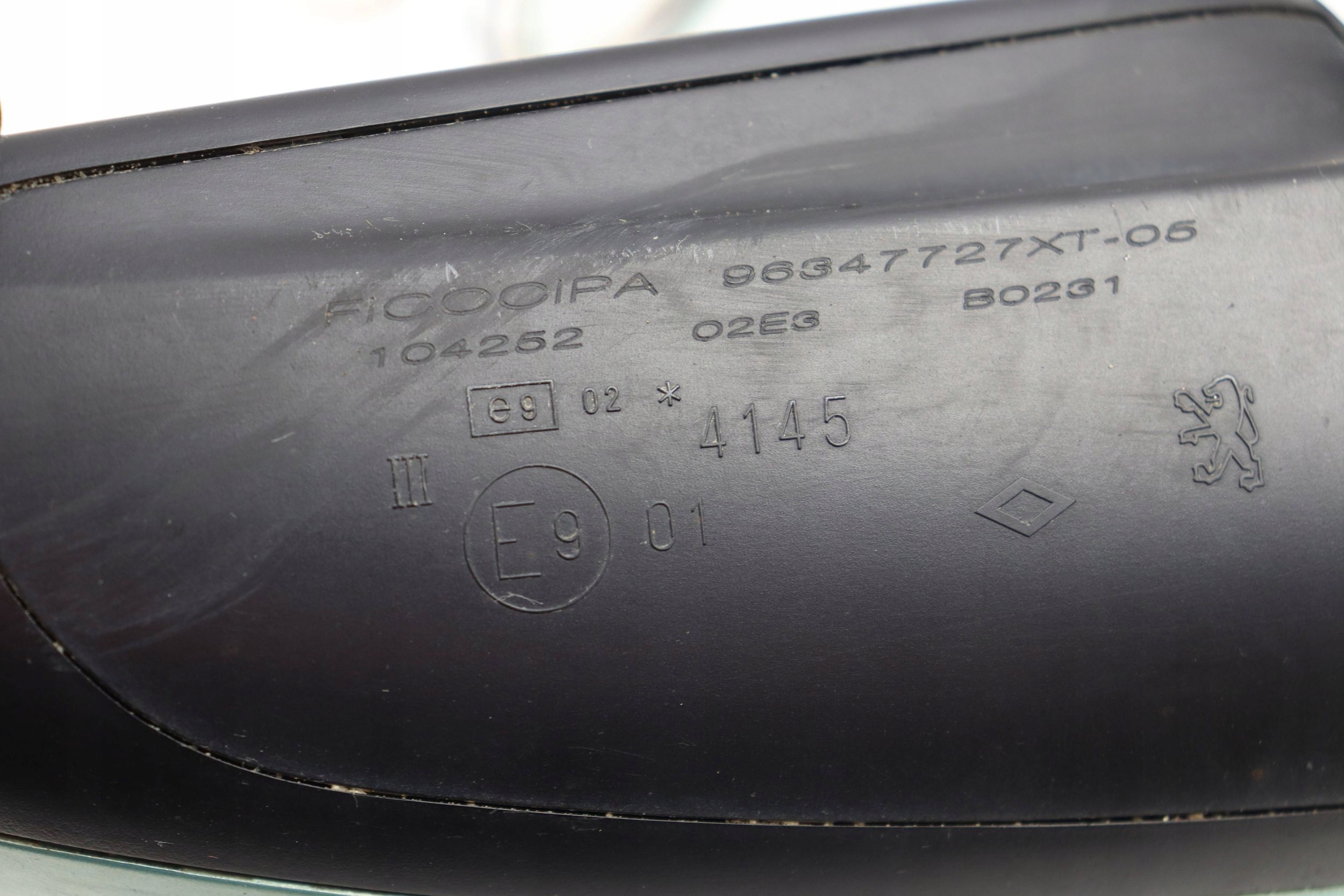 PEUGEOT 307 mirror left LQAD 7 PIN (5+2) 96347727XT