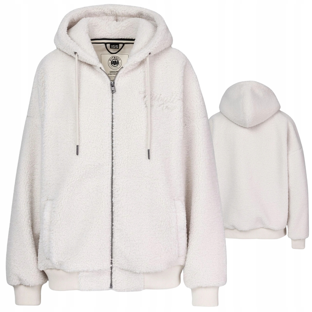 Pitbull West Coast Dámská Rozepínací Mikina S Kapucí Daisy Light Beige Xs/s