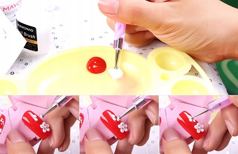 ZESTAW SOND SONDA DO ZDOBIEŃ PAZNOKCI ZESTAW 5 SZT Rodzaj Sonda