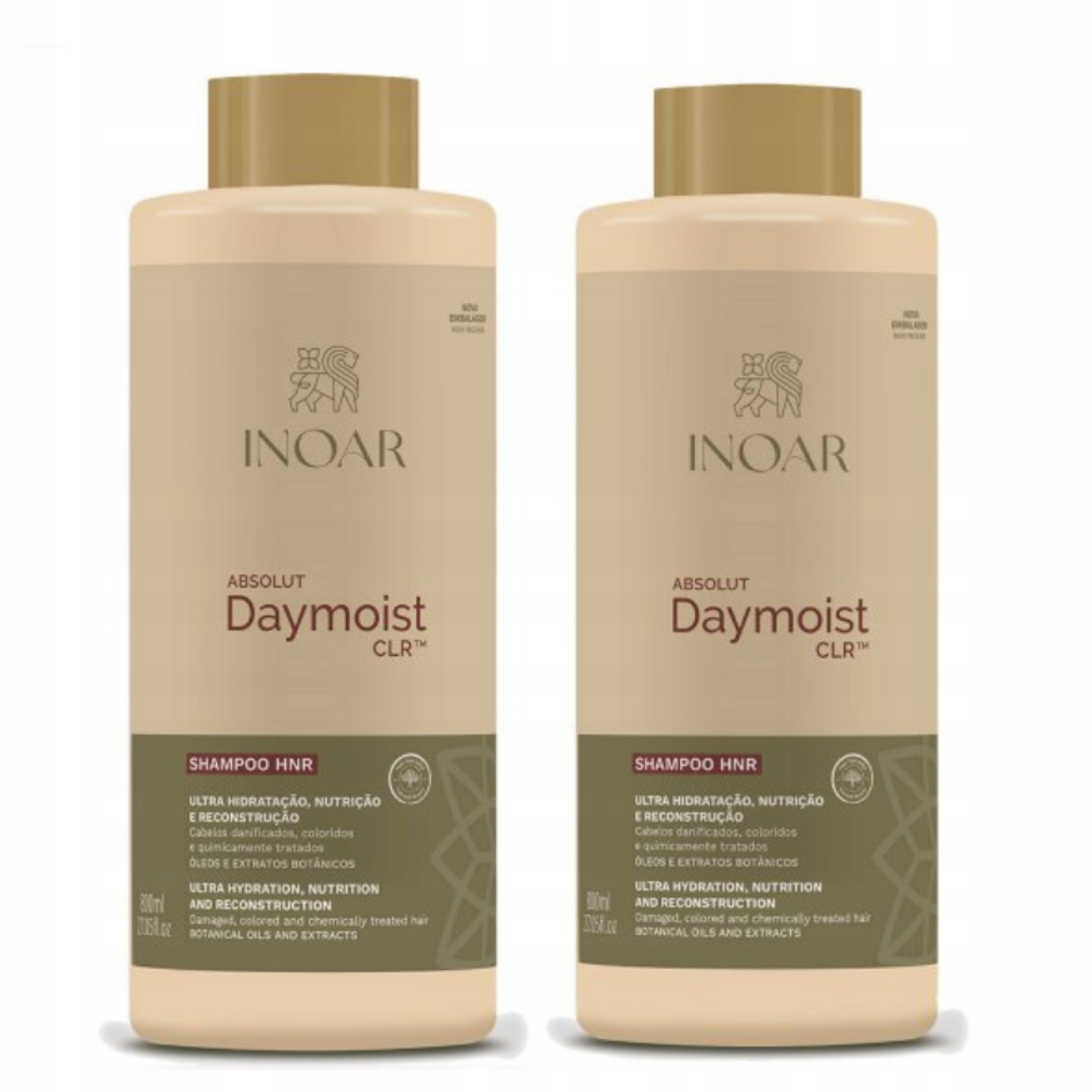 Noar Absolut Daymoist Clr Duo Pack, szampon odżywka nawilżające 2x500ml