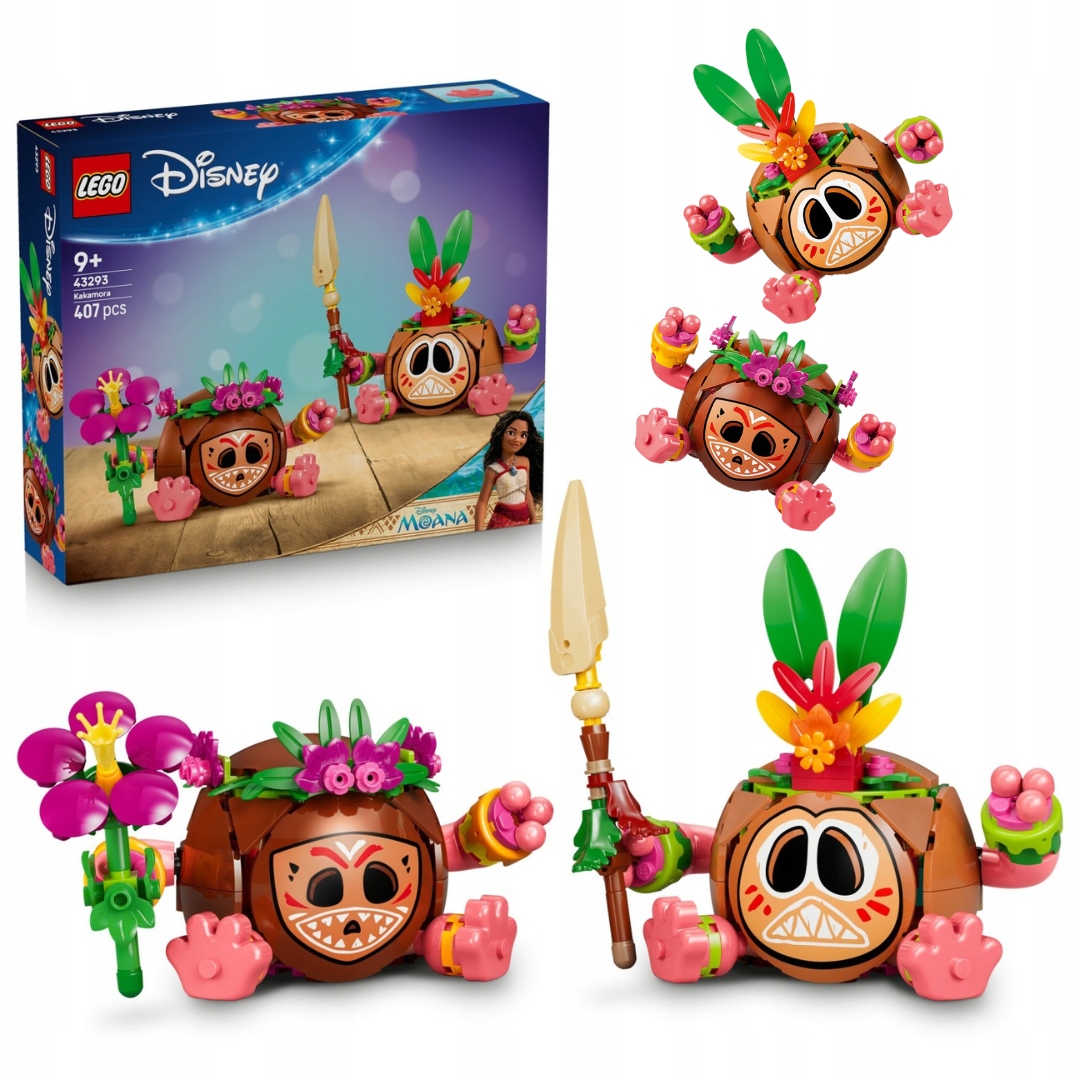 Lego Disney 43293 Kakamora Vaiana Moana Sběratelská figurka 407 dílků