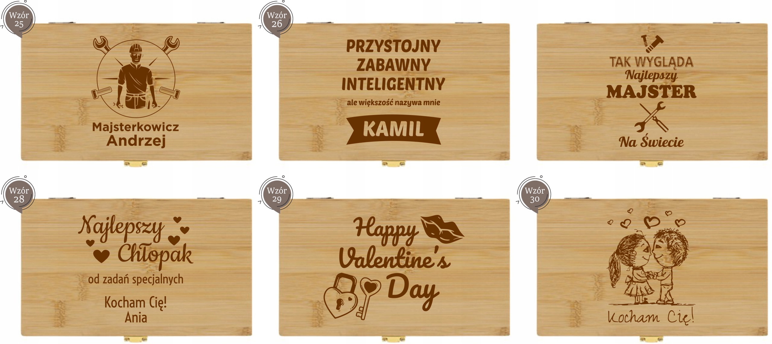 SKRZYNKA Z NARZĘDZIAMI 21 el. prezent DLA MAJSTERKOWICZA twój tekst GRAWER Marka inna