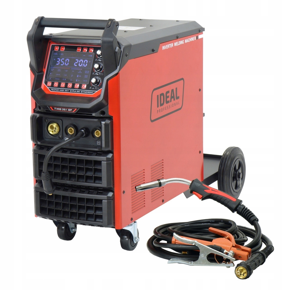 Spawarka inwertorowa Migomat Ideal TecnoMIG puls synergia 350A zestaw