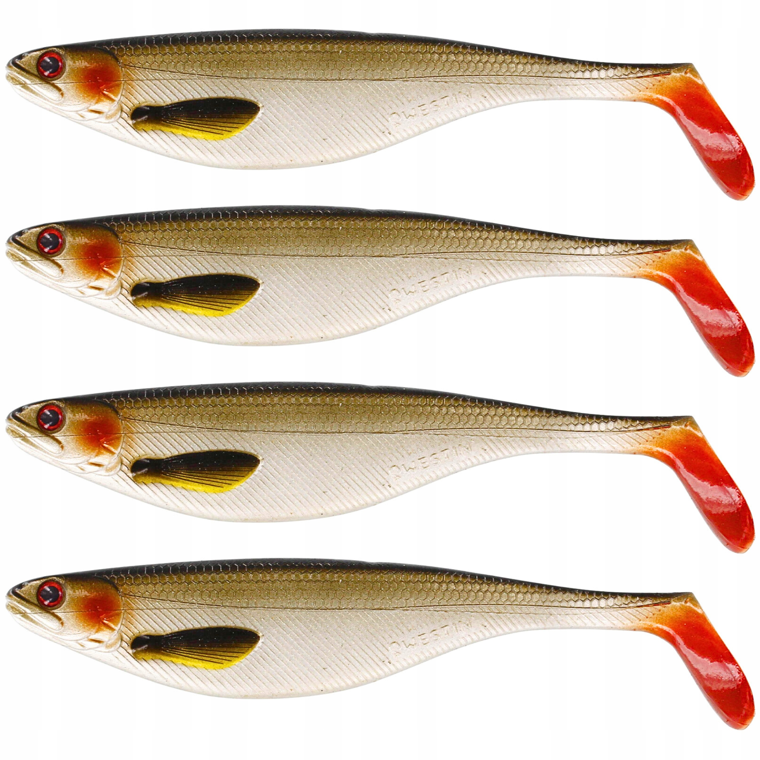 Guma Westin Shad Teez 7cm Lively Roach ShadTeez Killer Zestaw Przynęt 4szt