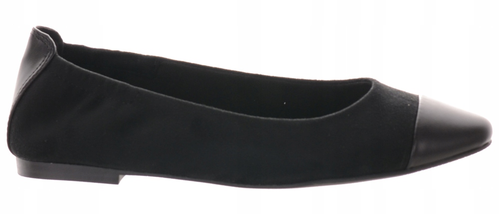 Marco Tozzi dámské černé veganské baleríny 40