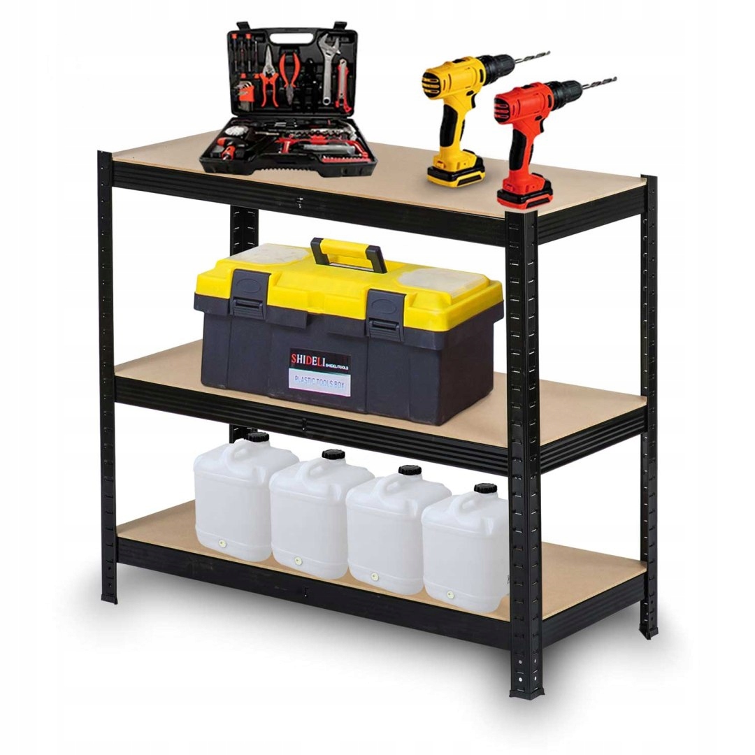 REGAŁ METALOWY MAGAZYNOWY WZMOCNIONY UDŹWIG 265KG na półkę 180x90x40cm Liczba półek 5