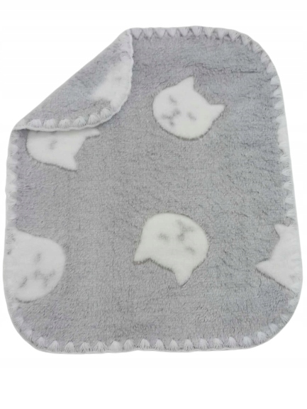 KOCYK polarowy dla lalki PUSZYSTY DWUSTRONNY