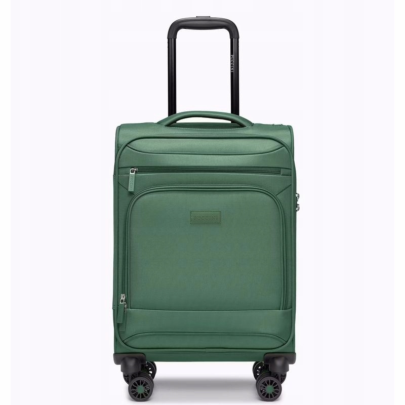 Walizka Kabinowa Puccini Kos Miękka EM50255C-5 Zielona