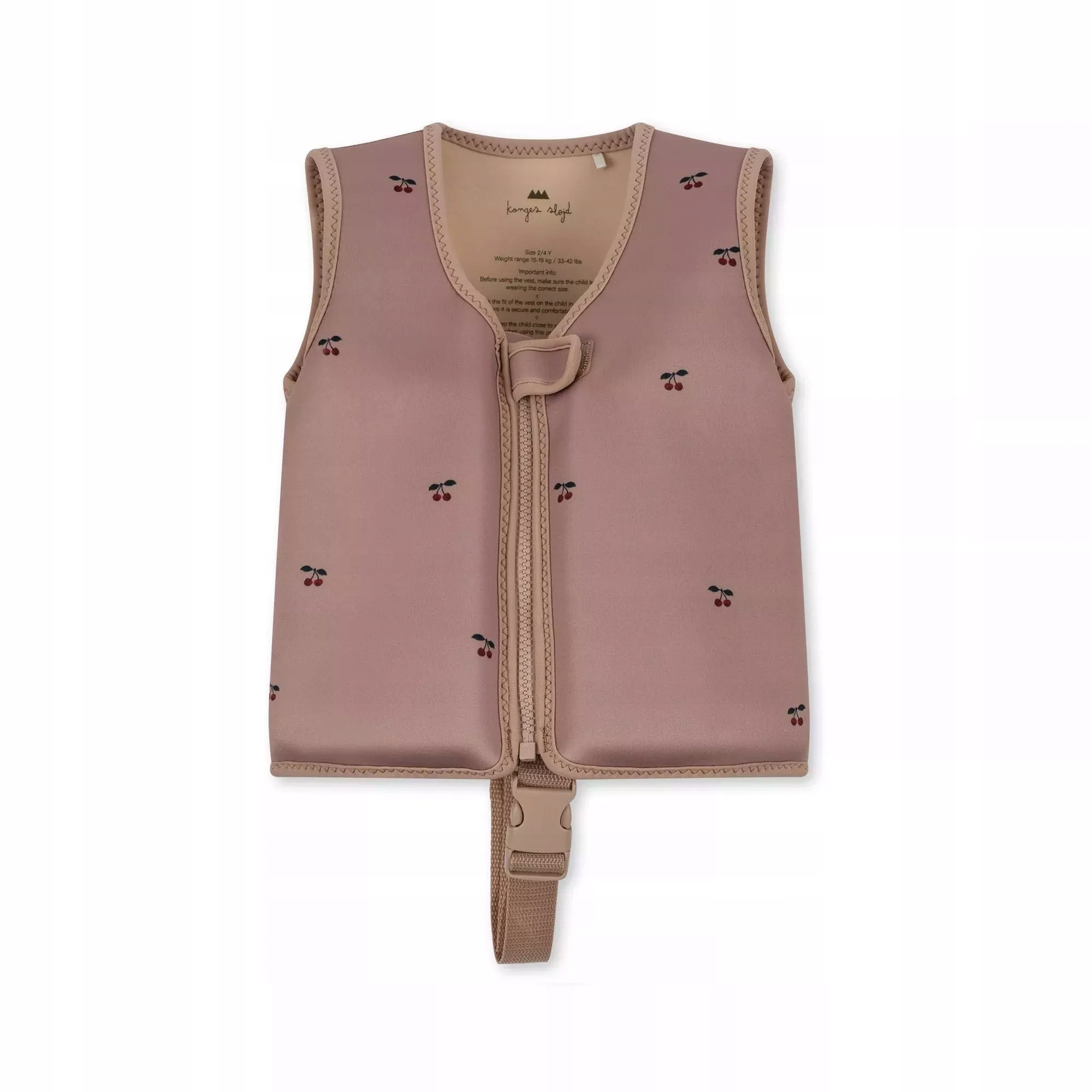 Kamizelka do pływania Neoprene cherry Różowy 2/3Y Konges Slojd
