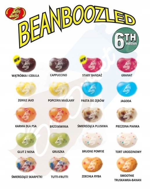 JELLY BELLY Bean Boozled Fasolki Wszystkich Smaków 190g Kod producenta 071567990516