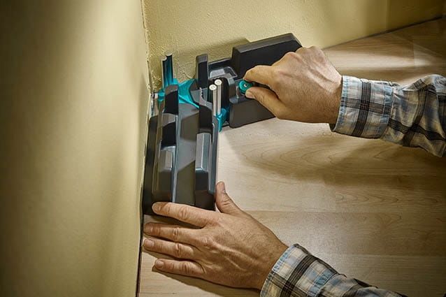 WOLFCRAFT Regulowany przymiar / skrzynka uciosowa + ołówek stolarski Marka Wolfcraft