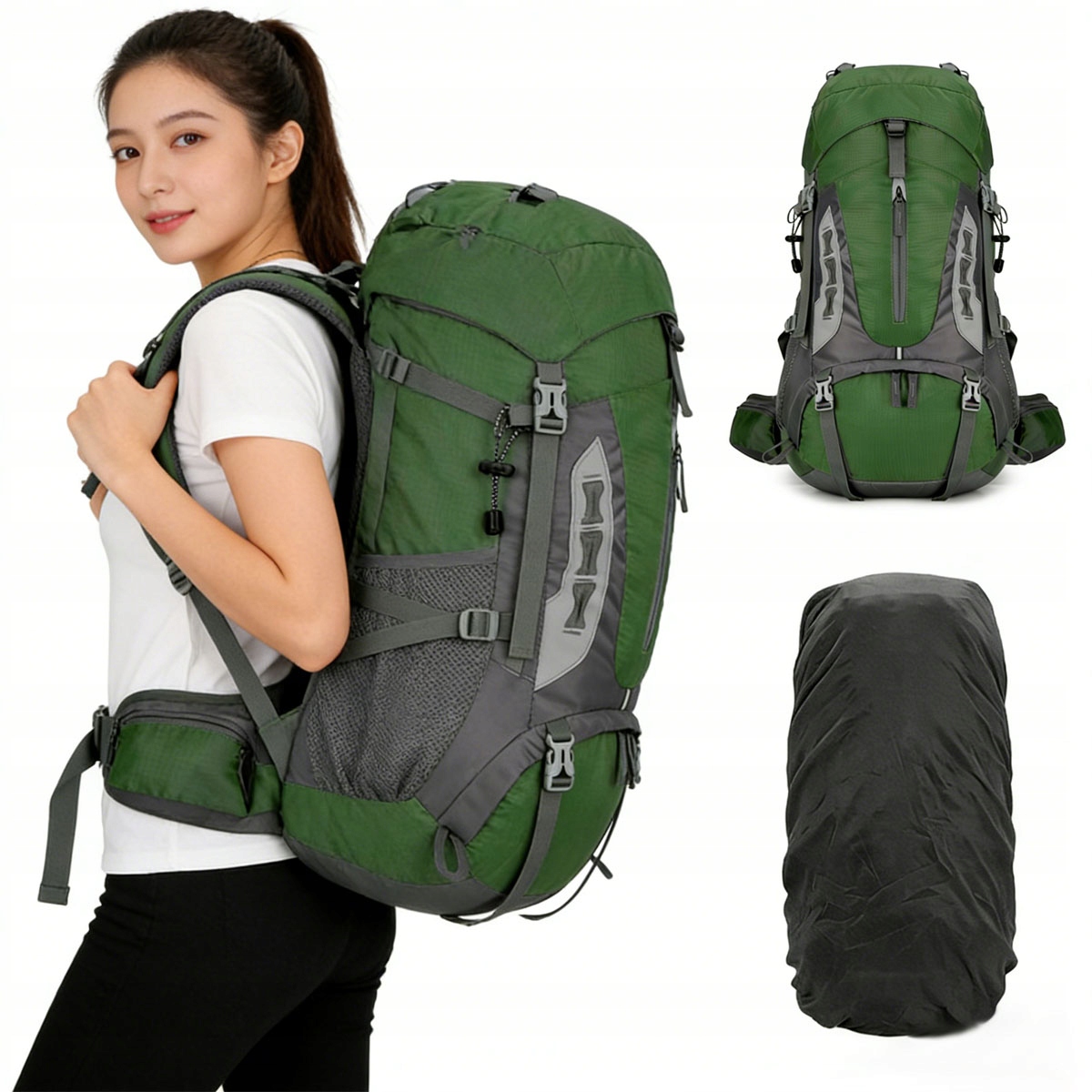 Plecak Turystyczny Trekkingowy Górski Góry 70L Męski Damski Mocny