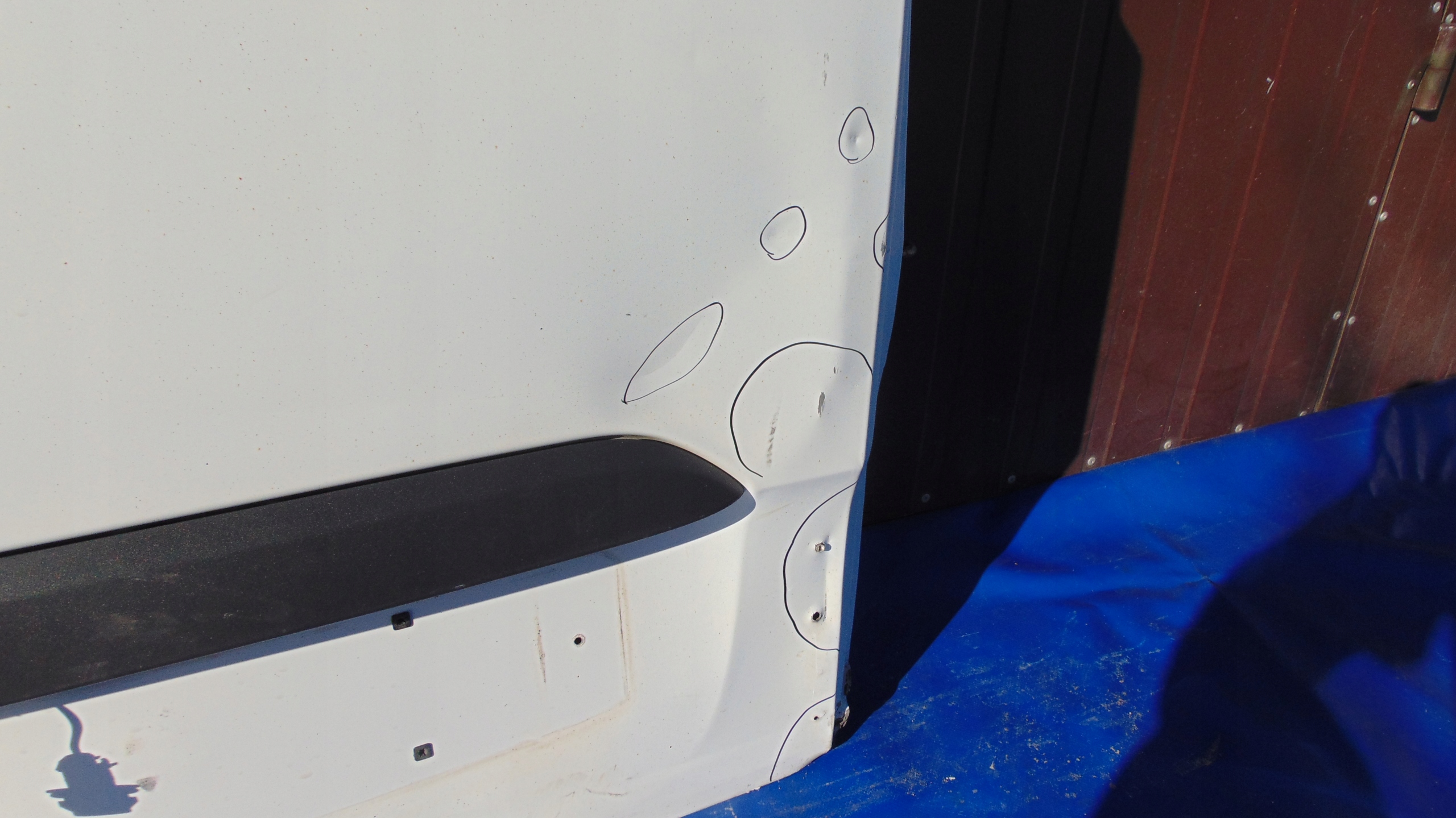 door left rear part MERCEDES SPRINTER A910 A907 18-25R