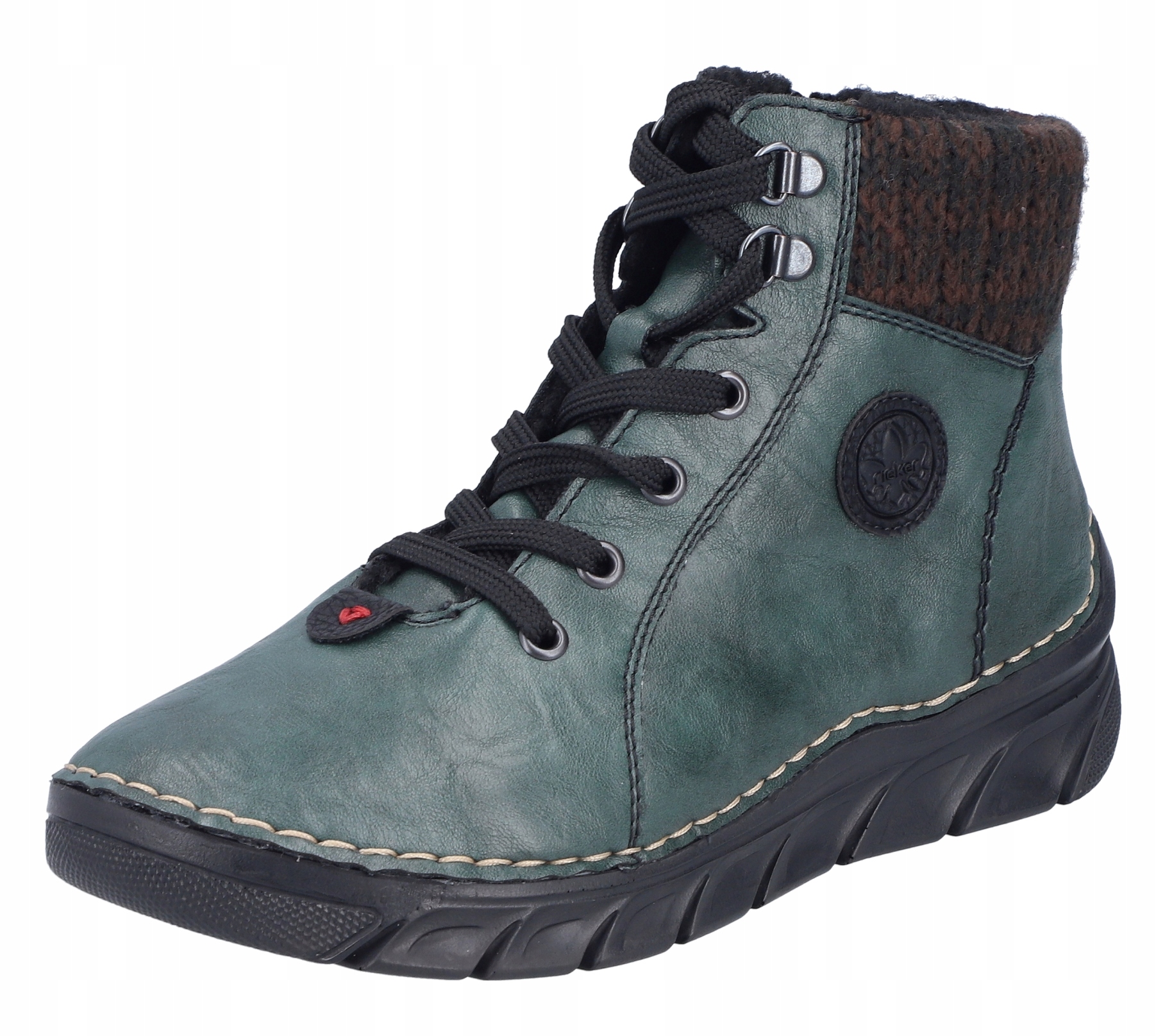 Rieker 55040-54 vel.38 zelené kotníkové boty dámské boty