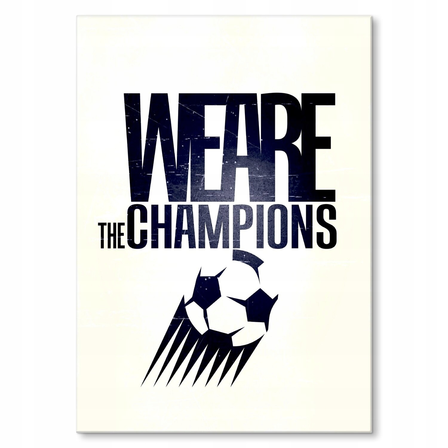 Kovový plakát We are the champions Dárek 22 x 31 cm
