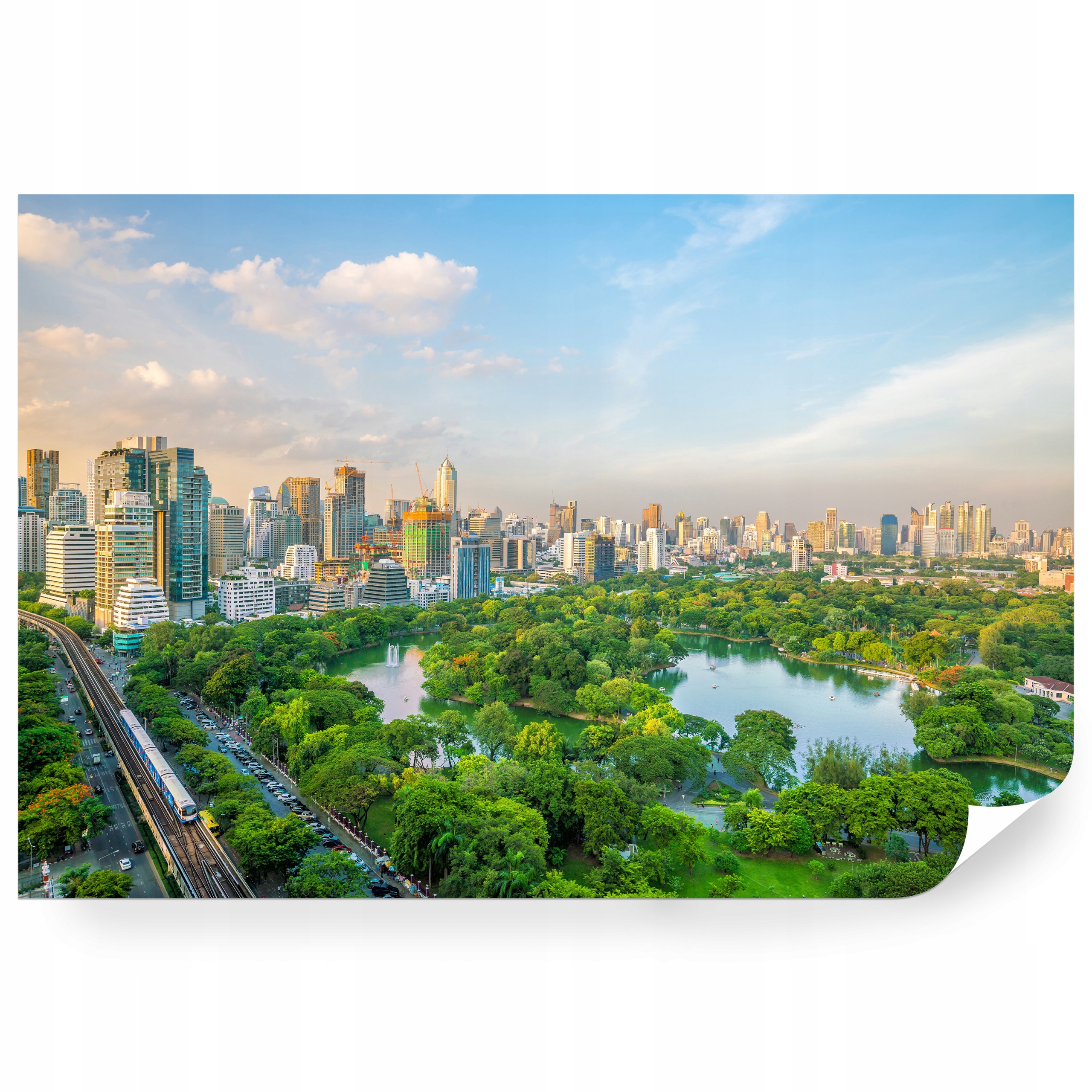 Fototapeta samolepicí Pohled Na Centrum Bangkoku Thajsko 368 x 280 cm