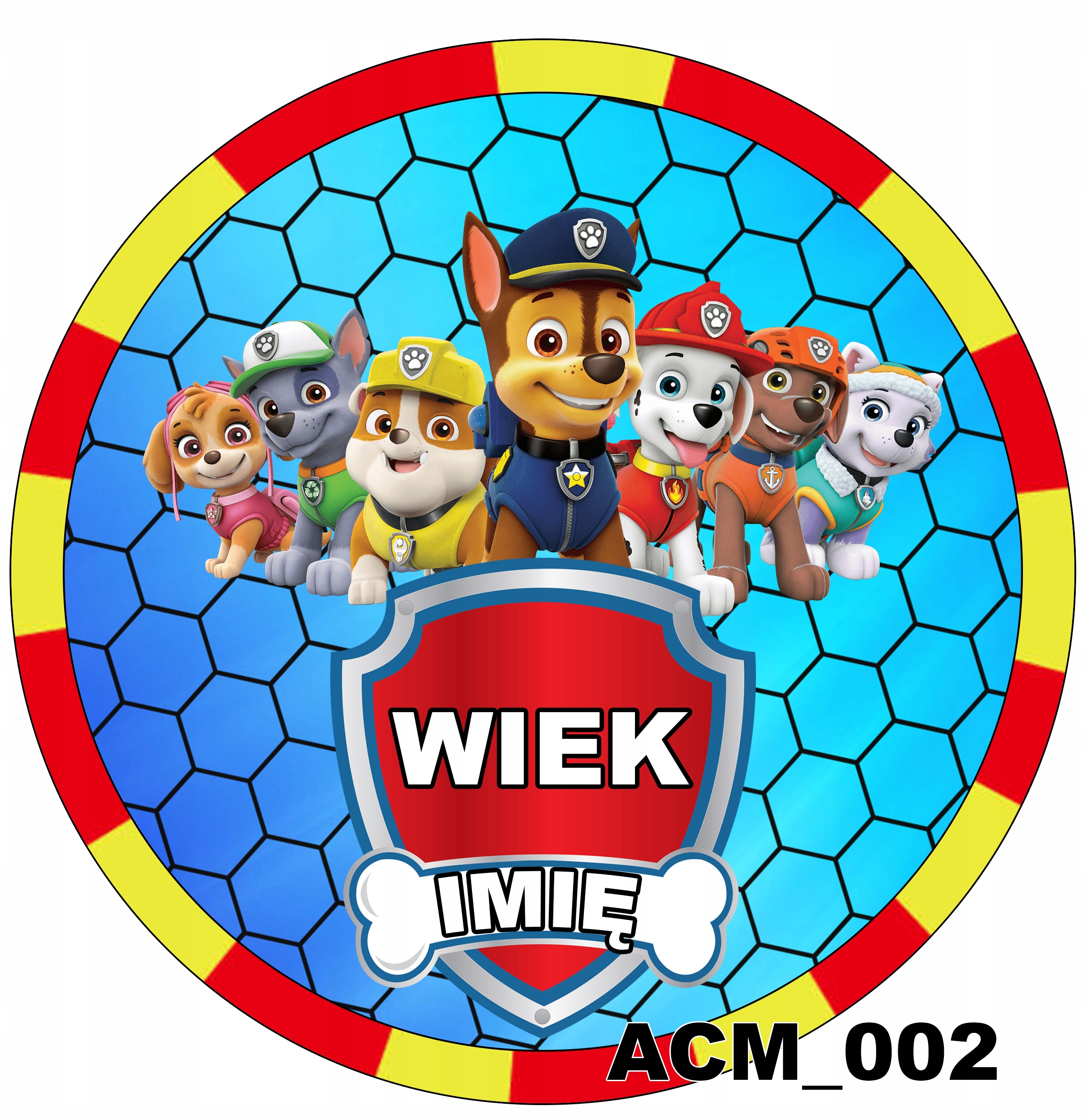 Opłatek na tort Twój wzór 20 cm cukrowy