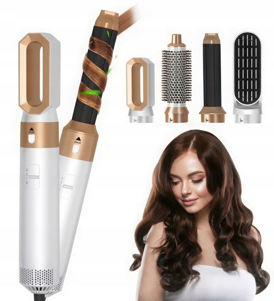 Multifunkčný styler 5v1 s doplnkami pre styling HB-618