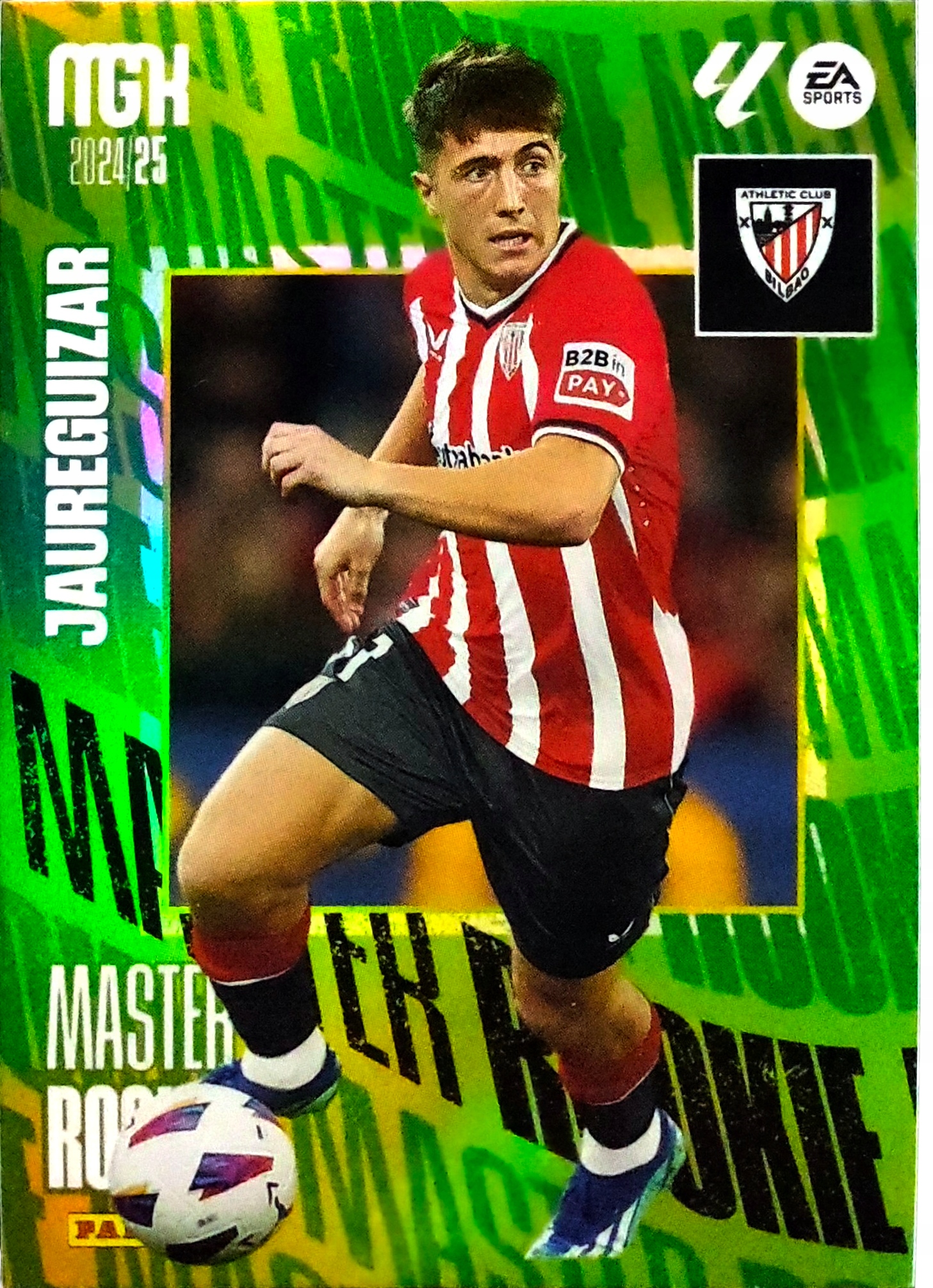 Panini Megacracks 2024-2025 Master Rookie 417 Jaureguizar Athletic Bilbao
