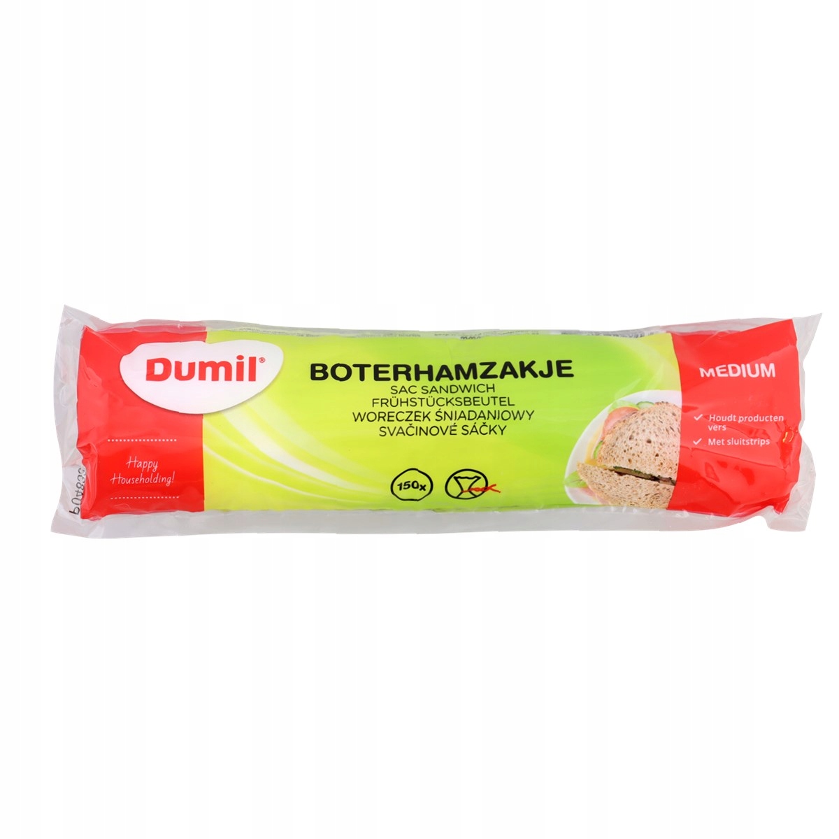 

Woreczki Śniadaniowe Dumil 150szt 19x26cm Zamykane