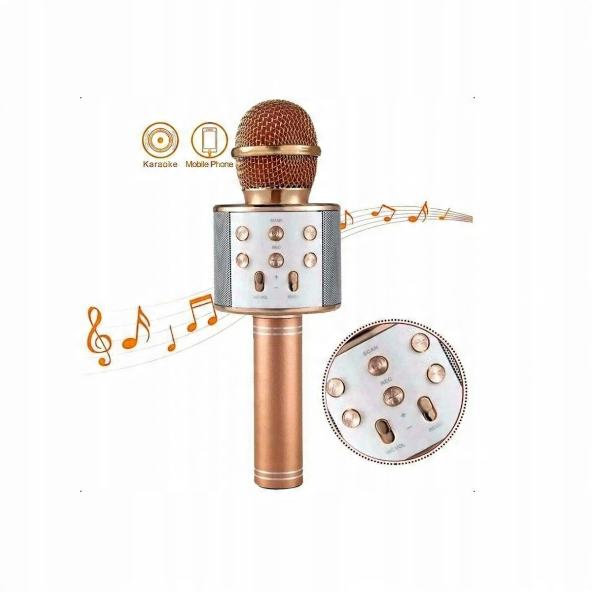 

Mikrofon Karaoke Bluetooth Usb Bezprzewodowy