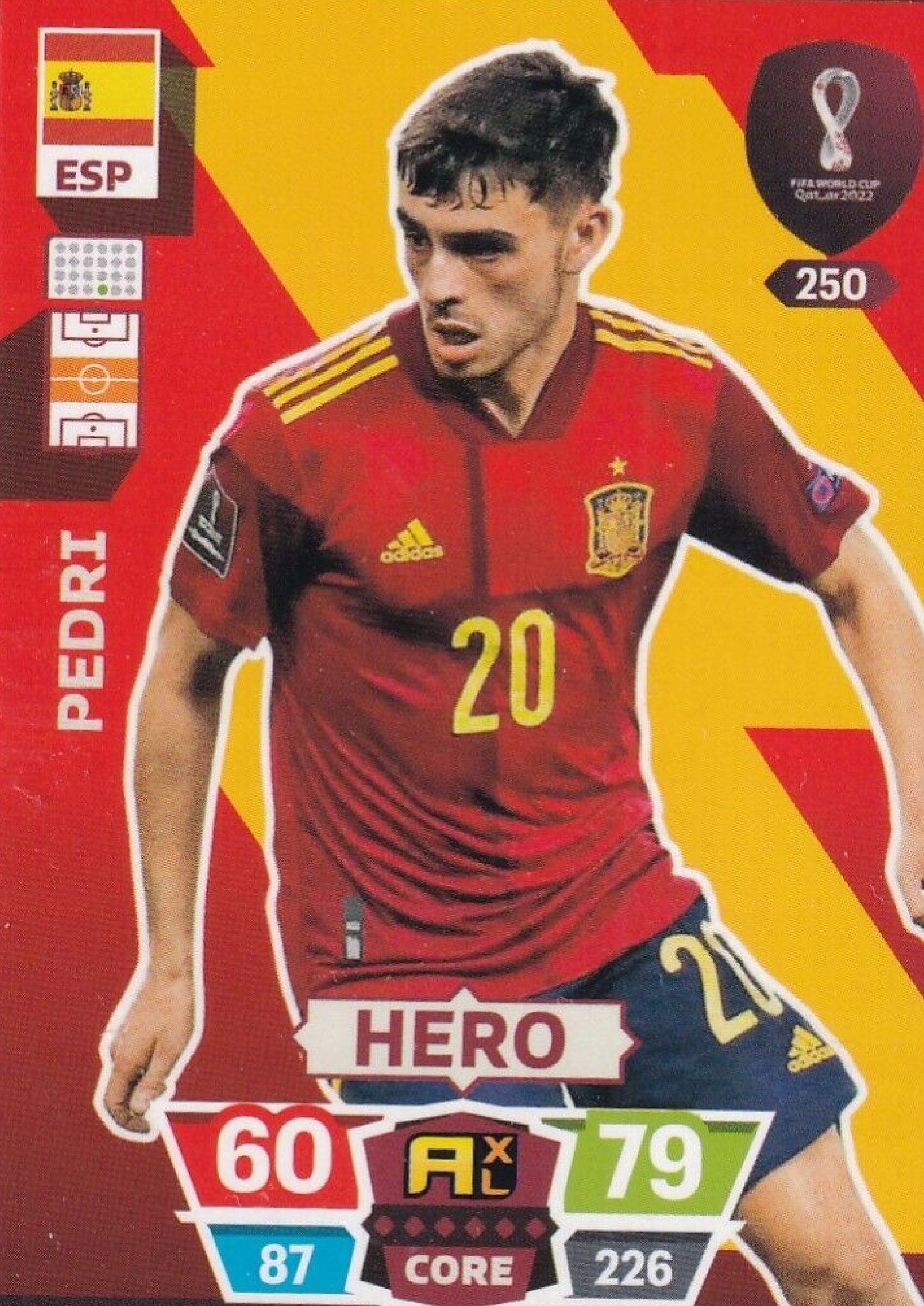 World Cup Qatar 2022 Hero 250 Pedri