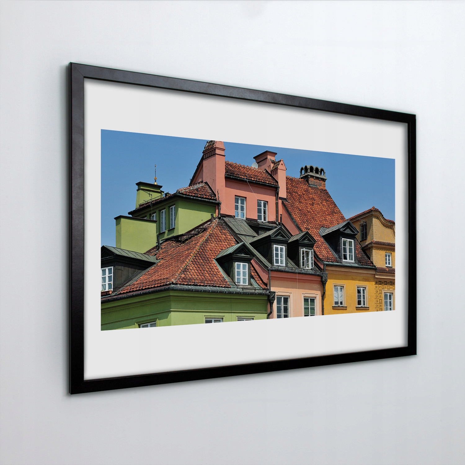 

Obraz ścienny w ramie Mdf Domy rezydencje 60x40 cm