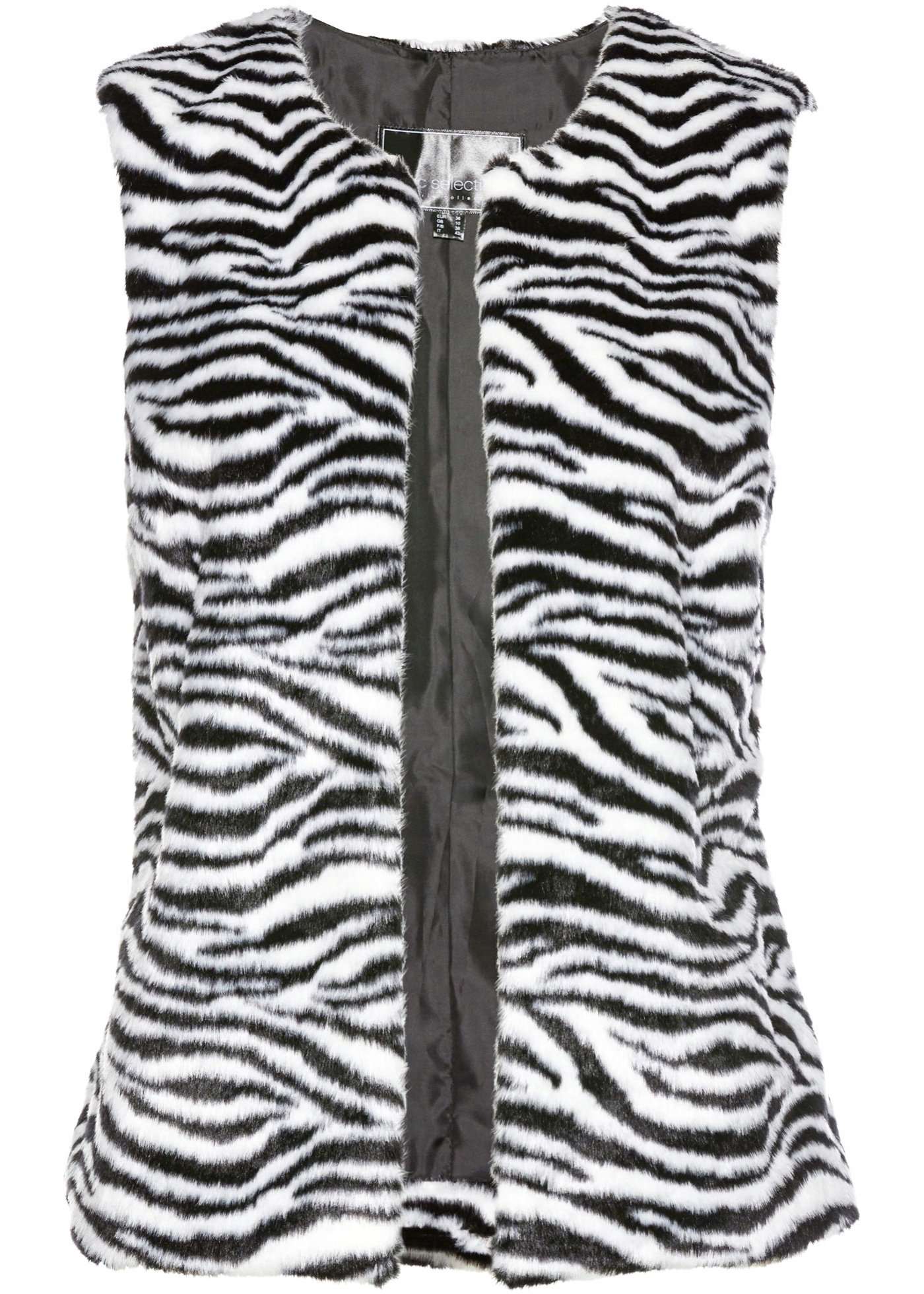 Z4078 KAMIZELKA ZE SZTUCZNEGO FUTERKA R.46