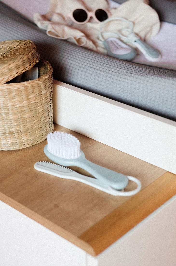 Termometr cążki szczotka grzebień - Zestaw do pielęgnacji niemowląt, Beaba Rodzaj analogowy