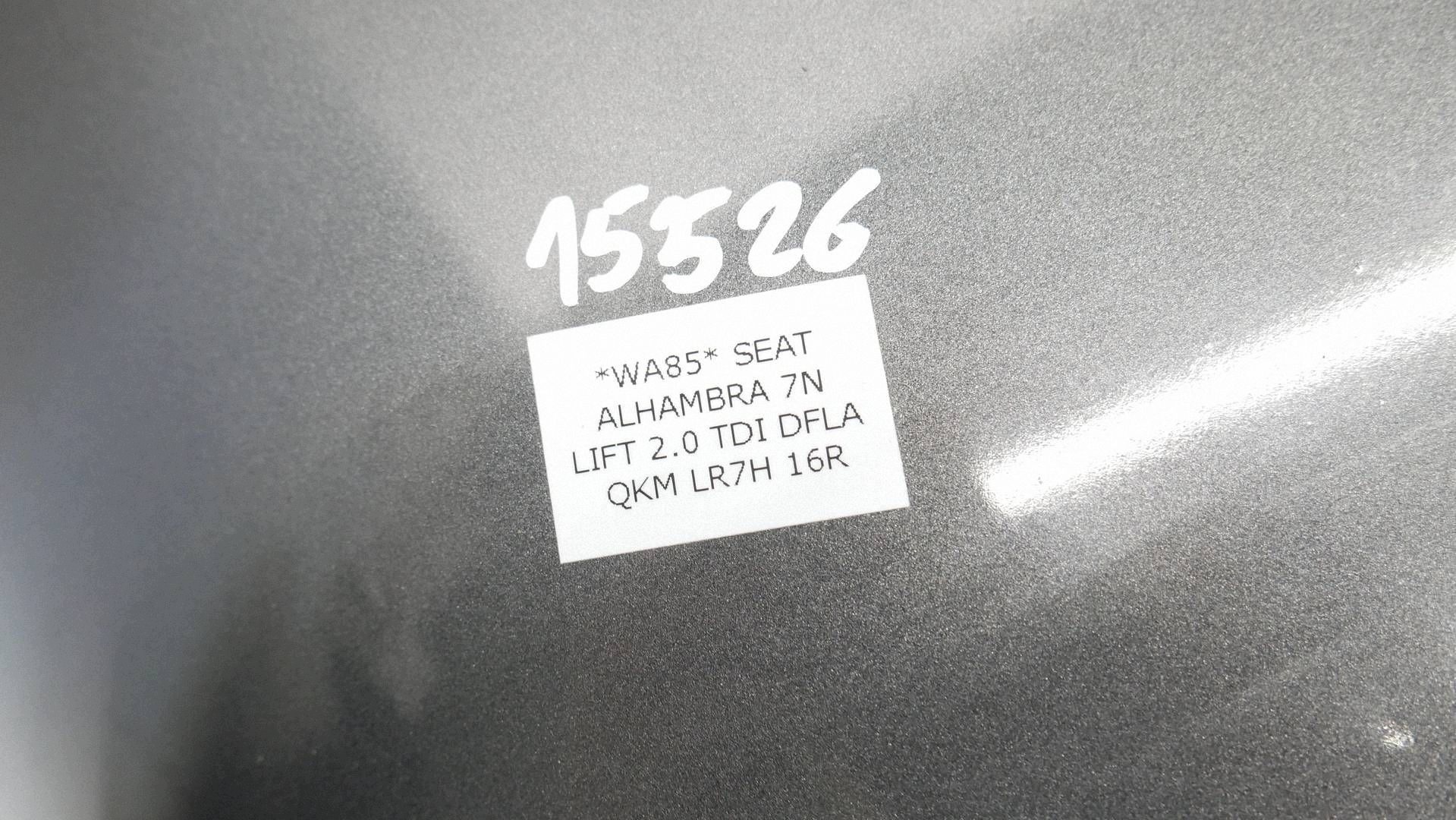 bumper rear part rear SEAT ALHAMBRA 7N LIFT PDC
