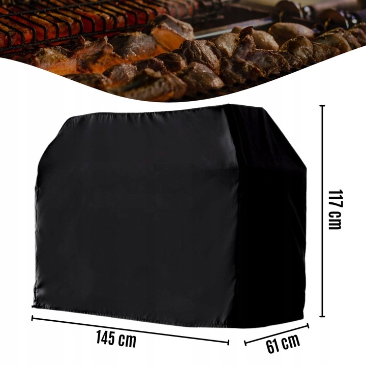 POKROWIEC NA GRILLA GRIL GAZOWY XL OSŁONA PLANDEKA WODOODPORNY MOCNY Stan opakowania oryginalne
