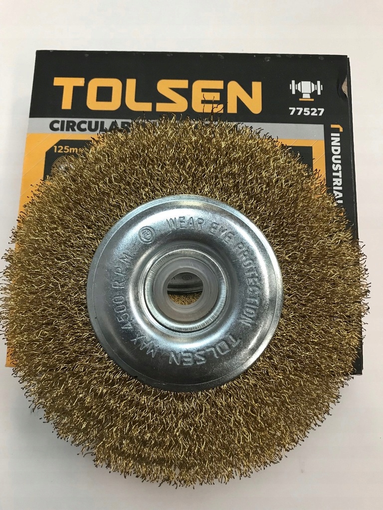 

Tolsen Szczotka Druciana szlifierka stołowa 125mm