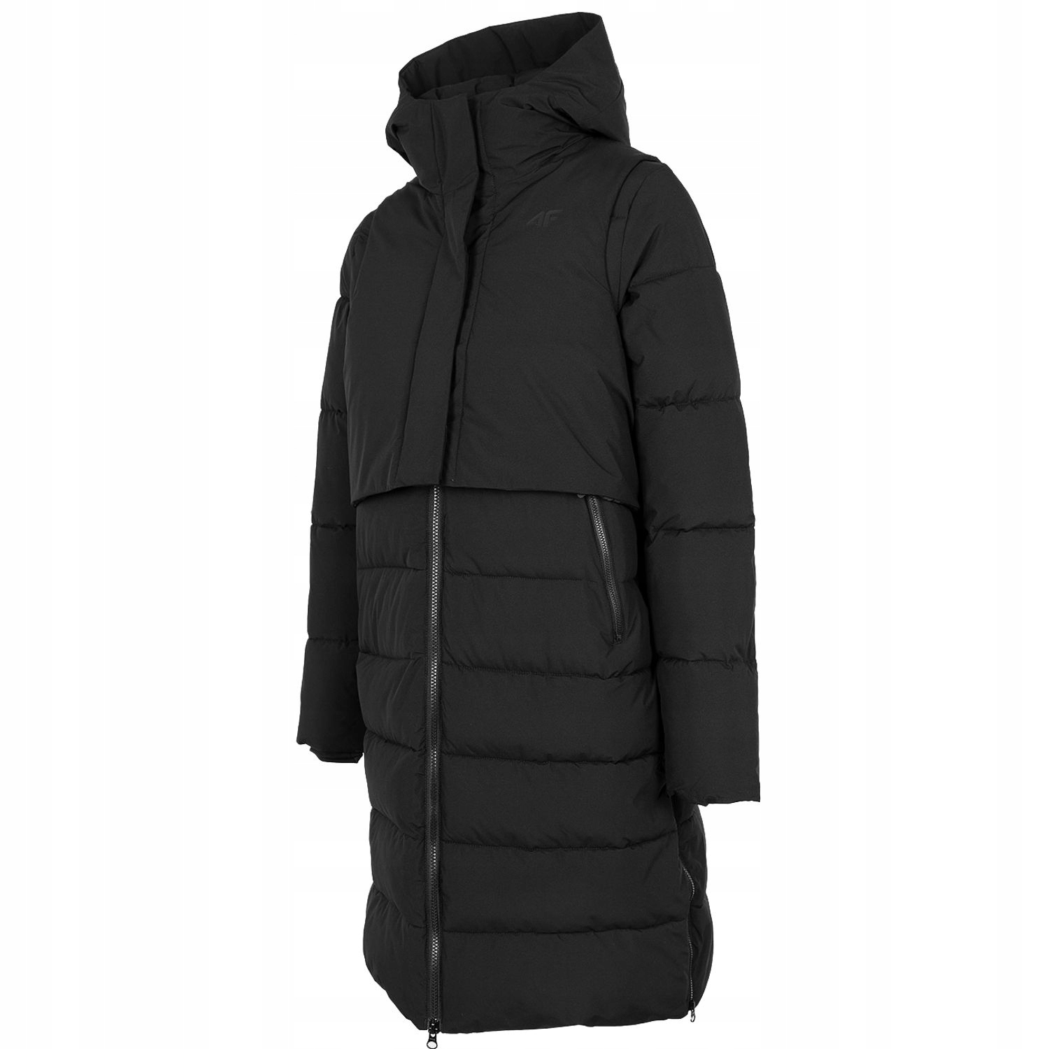 

4F Kurtka Damska Puchowa Z Kapturem Zimowa